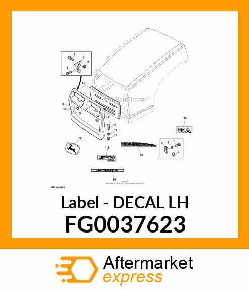 DECAL LH FG0037623