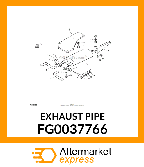 EXHAUST PIPE FG0037766