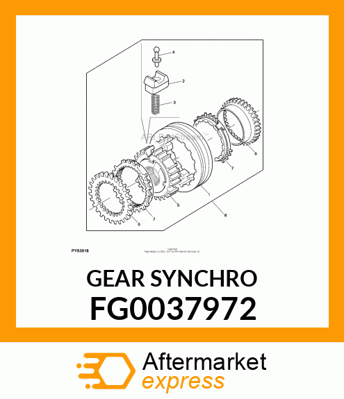 GEAR SYNCHRO FG0037972