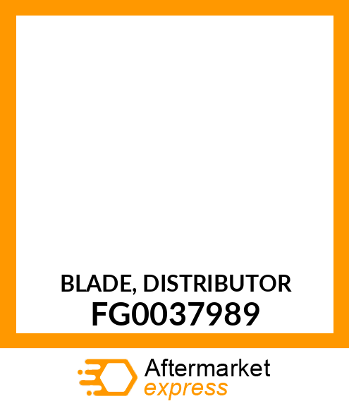 BLADE, DISTRIBUTOR FG0037989