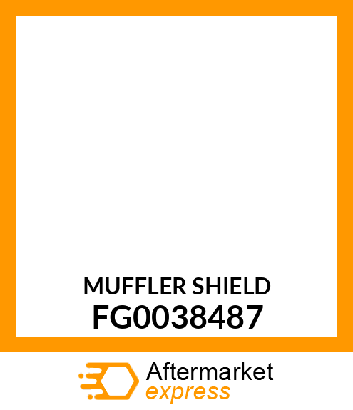 MUFFLER SHIELD FG0038487