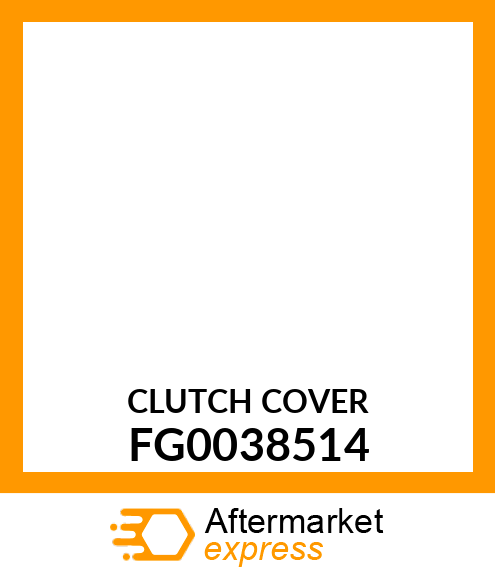 CLUTCH COVER FG0038514