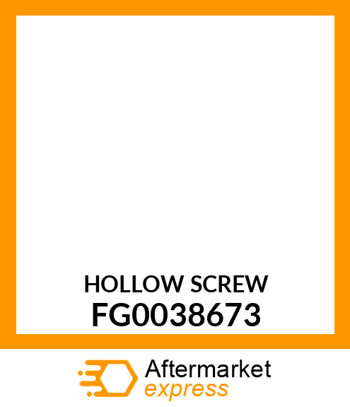 HOLLOW SCREW FG0038673