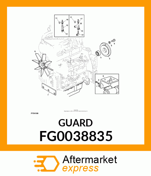 GUARD, STARTER PROTECTION FG0038835