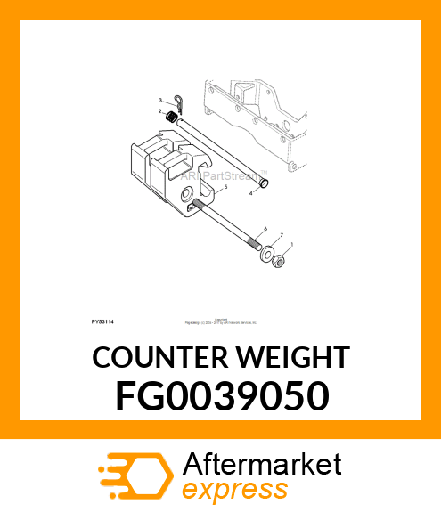 COUNTER WEIGHT FG0039050