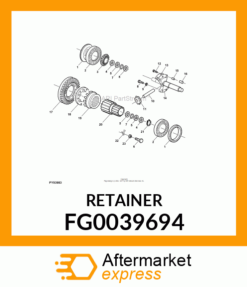 RETAINER FG0039694