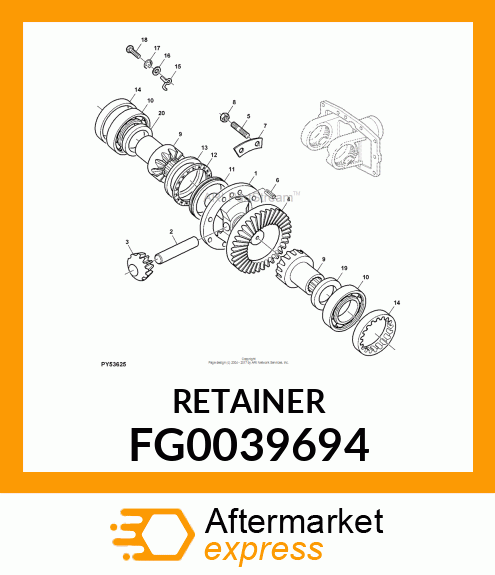 RETAINER FG0039694