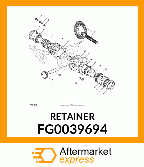 RETAINER FG0039694