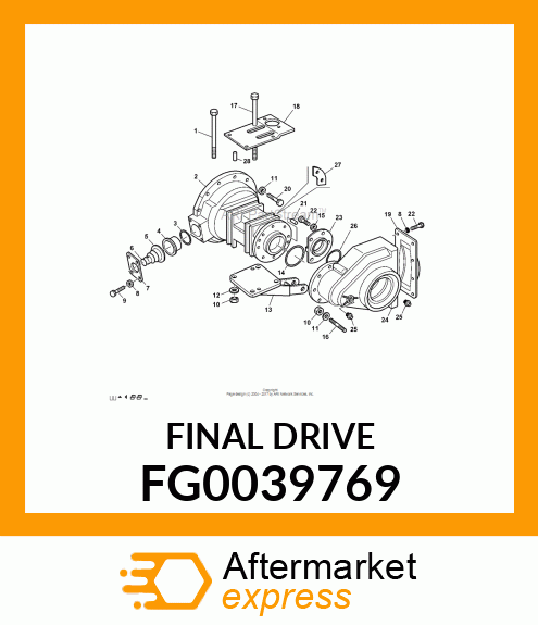 FINAL DRIVE FG0039769