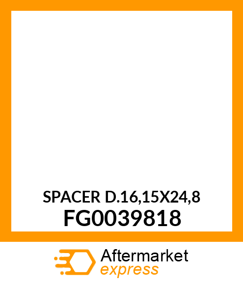 SPACER D.16,15X24,8 FG0039818