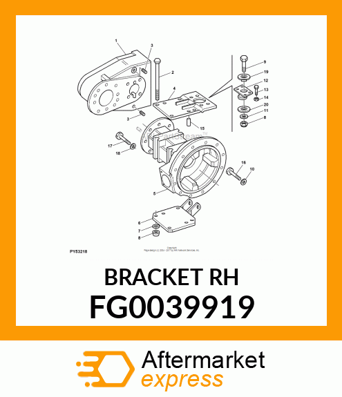 BRACKET RH FG0039919