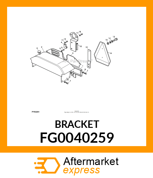BRACKET FG0040259
