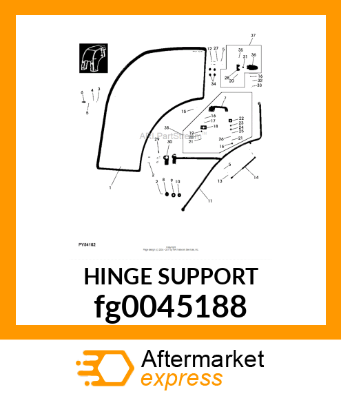 HINGE SUPPORT fg0045188