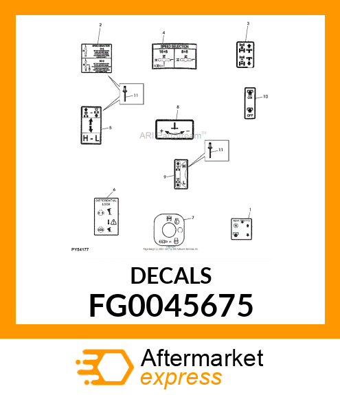 DECALS FG0045675