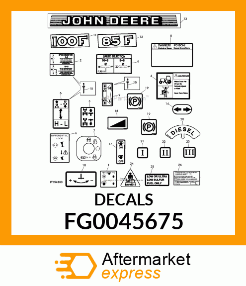 DECALS FG0045675