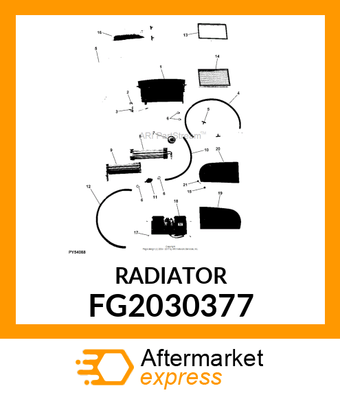 RADIATOR FG2030377