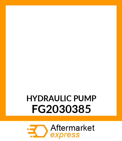 HYDRAULIC PUMP FG2030385