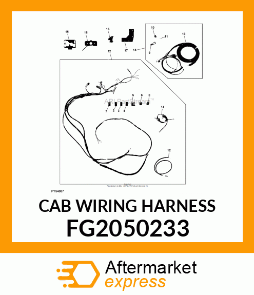 CAB WIRING HARNESS FG2050233