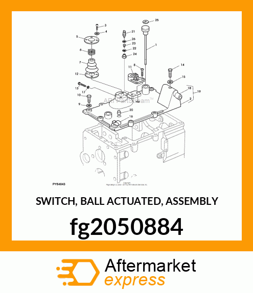 SWITCH, BALL ACTUATED, ASSEMBLY fg2050884