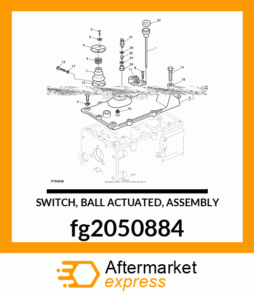 SWITCH, BALL ACTUATED, ASSEMBLY fg2050884