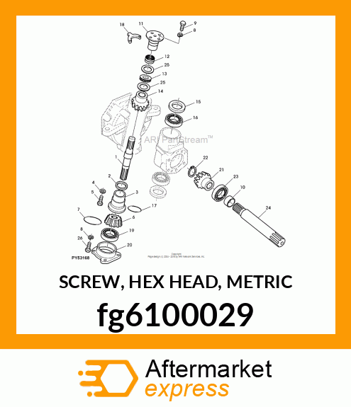 SCREW, HEX HEAD, METRIC fg6100029