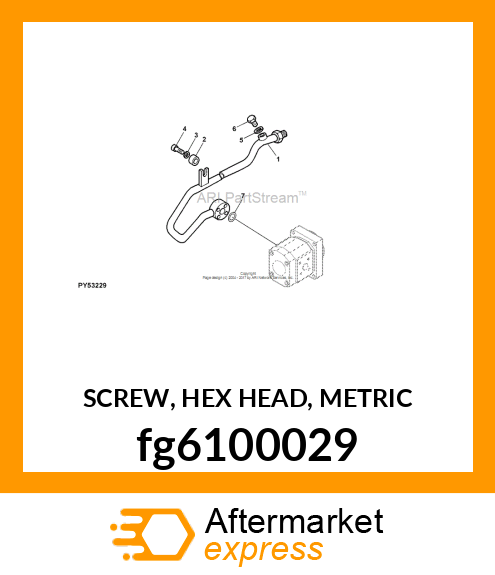 SCREW, HEX HEAD, METRIC fg6100029