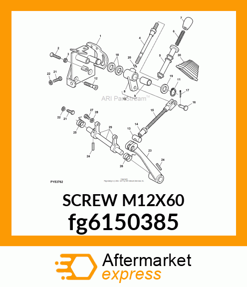 SCREW M12X60 fg6150385