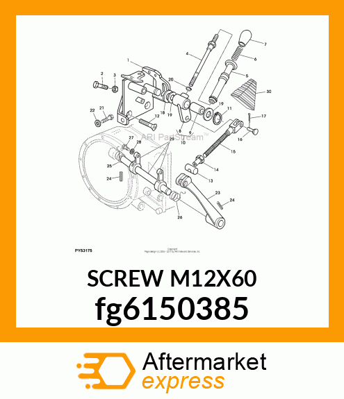 SCREW M12X60 fg6150385