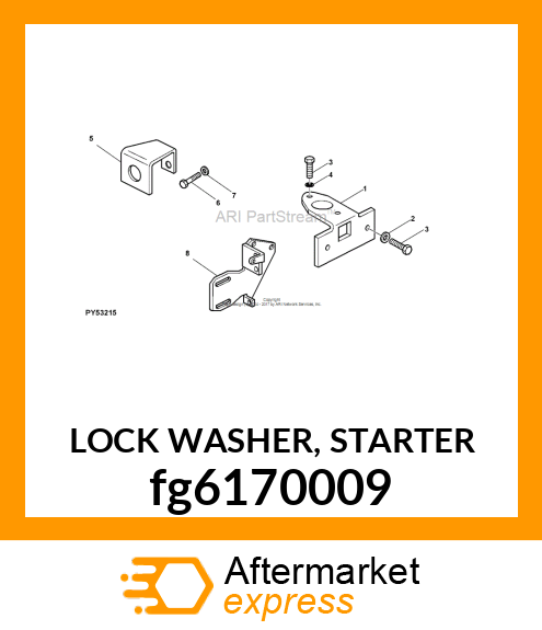 LOCK WASHER, STARTER fg6170009