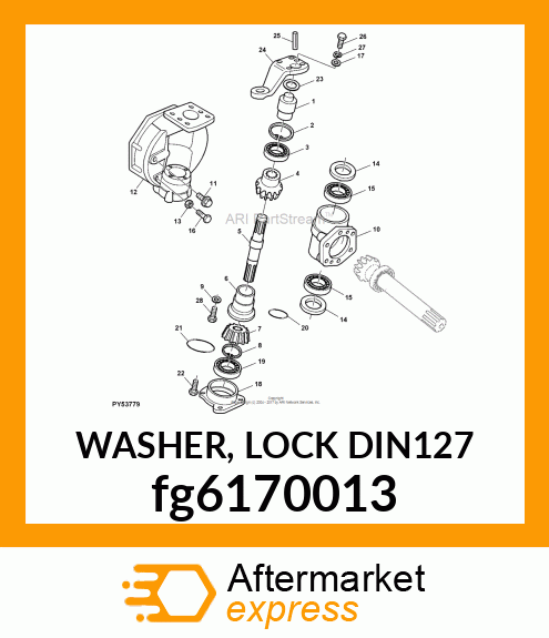 WASHER, LOCK DIN127 fg6170013