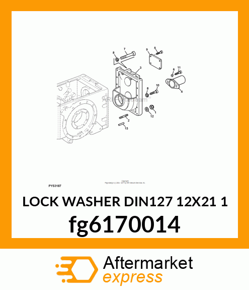 LOCK WASHER DIN127 12X21 1 fg6170014