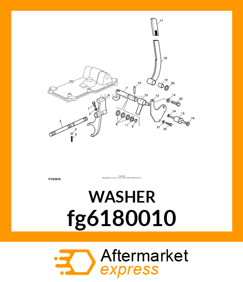 WASHER fg6180010