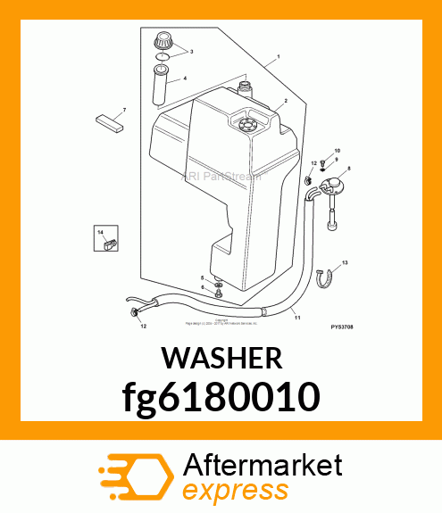 WASHER fg6180010