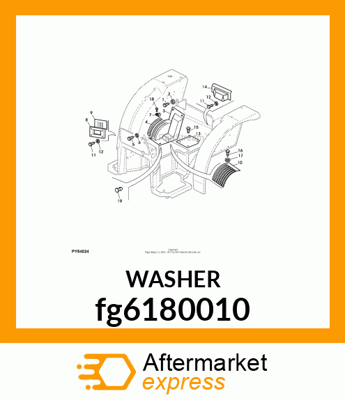 WASHER fg6180010