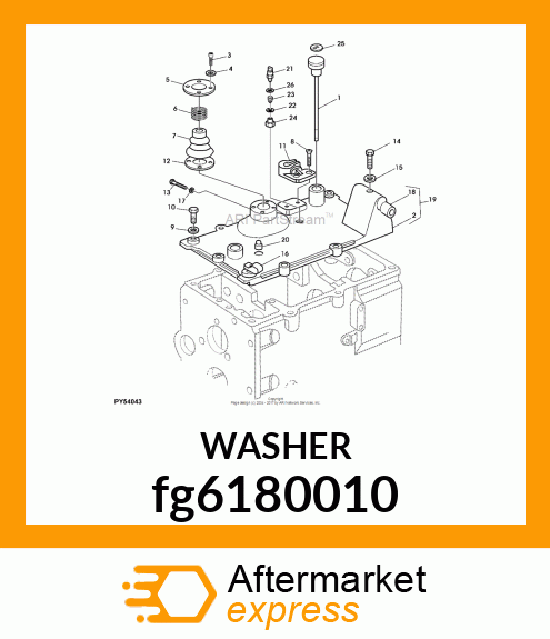 WASHER fg6180010