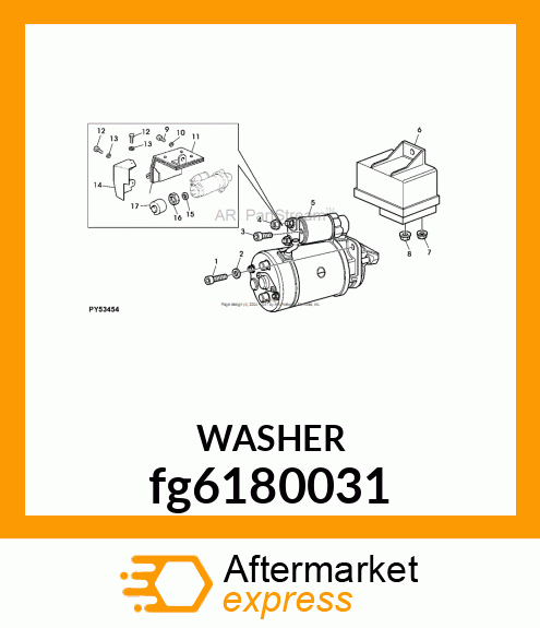 WASHER fg6180031