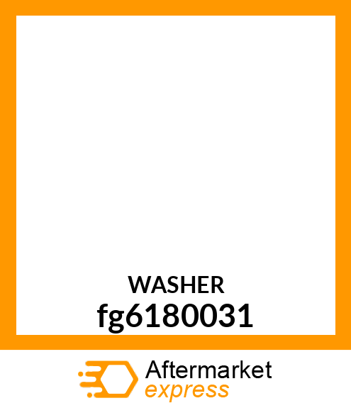 WASHER fg6180031