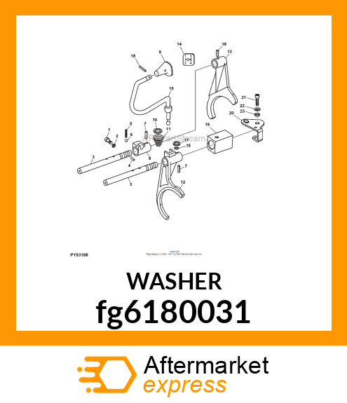 WASHER fg6180031