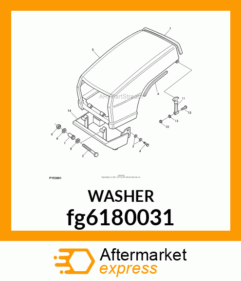 WASHER fg6180031