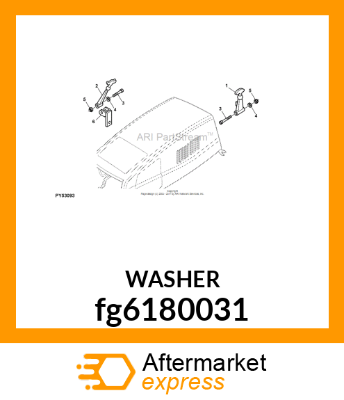 WASHER fg6180031