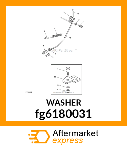 WASHER fg6180031