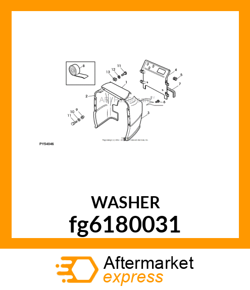 WASHER fg6180031