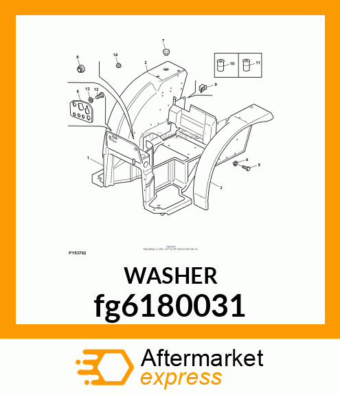 WASHER fg6180031