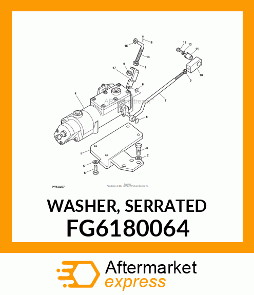 WASHER, SERRATED FG6180064
