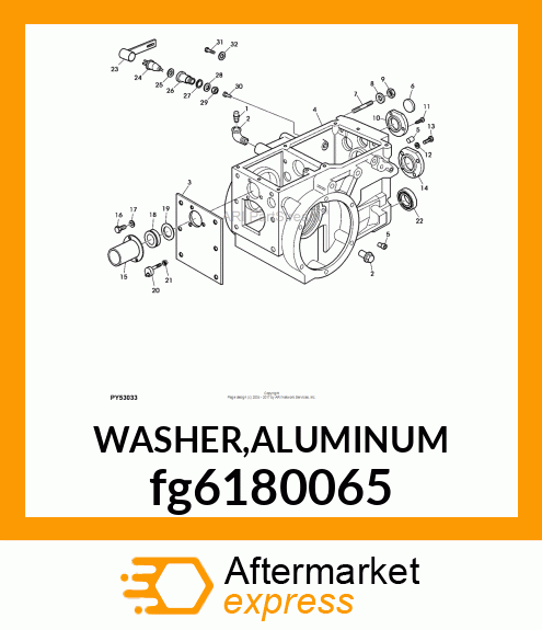 WASHER,ALUMINUM fg6180065