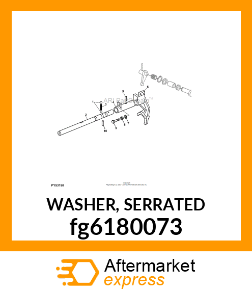 WASHER, SERRATED fg6180073