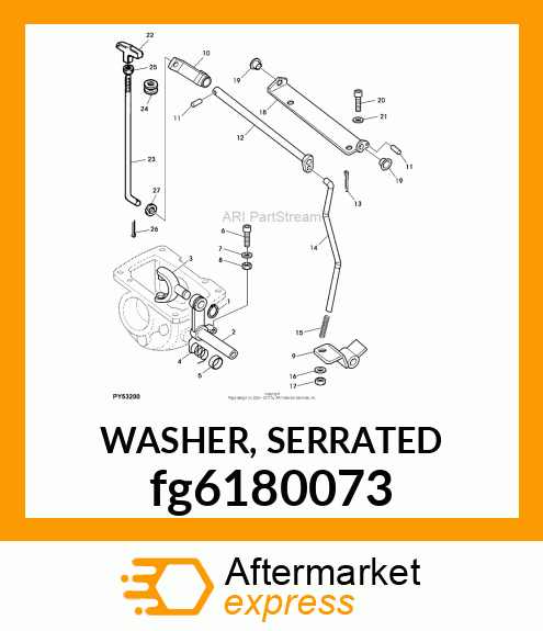 WASHER, SERRATED fg6180073