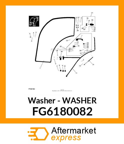 Washer - WASHER FG6180082