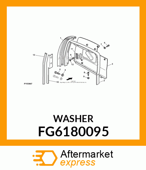 WASHER, CURVED FG6180095