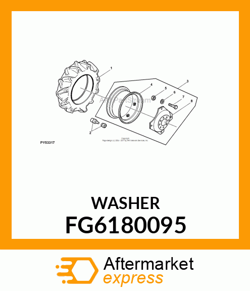 WASHER, CURVED FG6180095